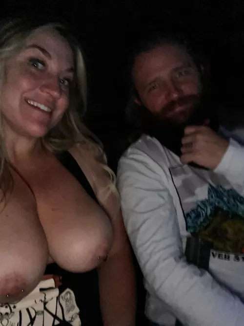 Tits out in the Haunted Mansion. Not sure Walt saw this cumming. 😈