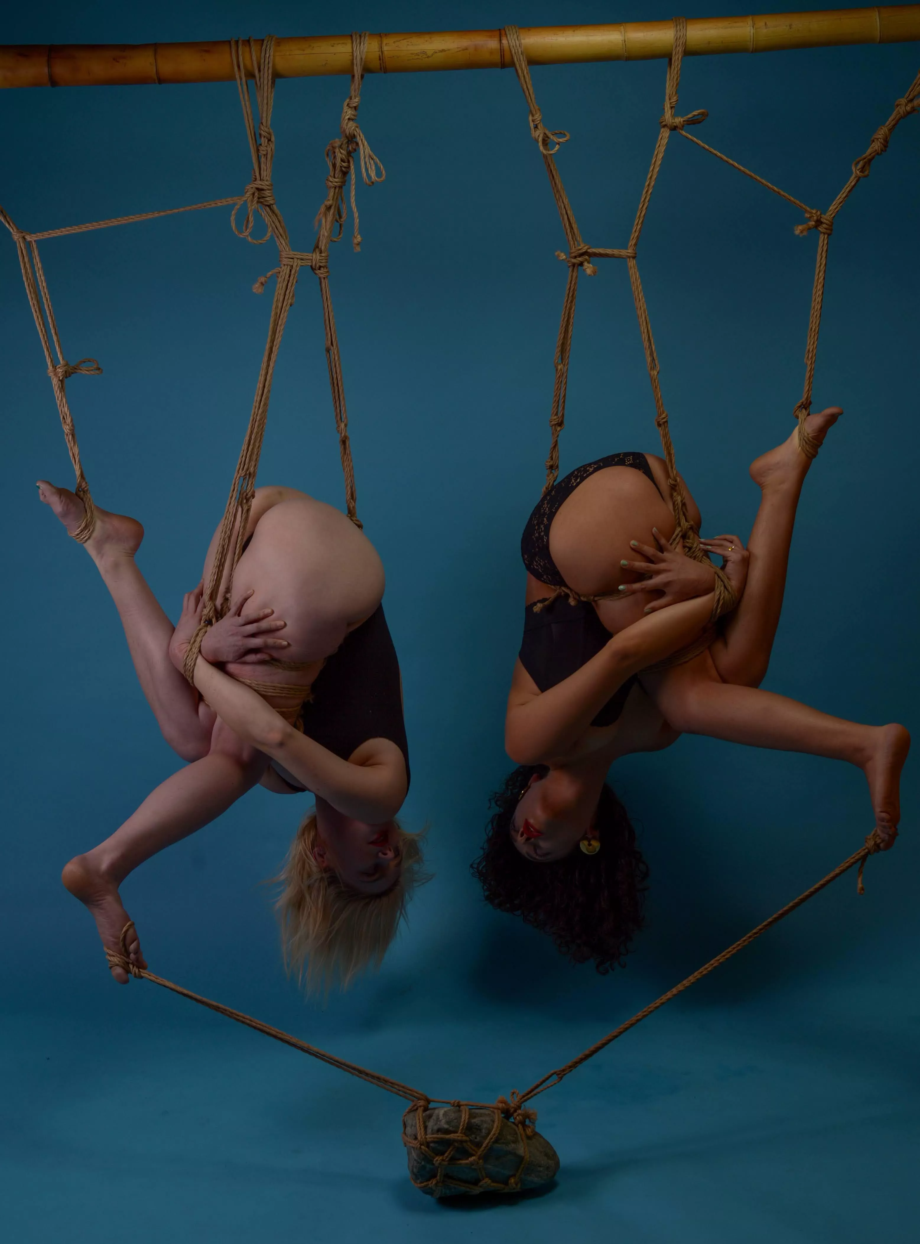 Two suspended together