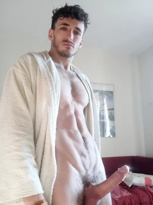 We're talking and my bathrobe opens... Would you look? (25)