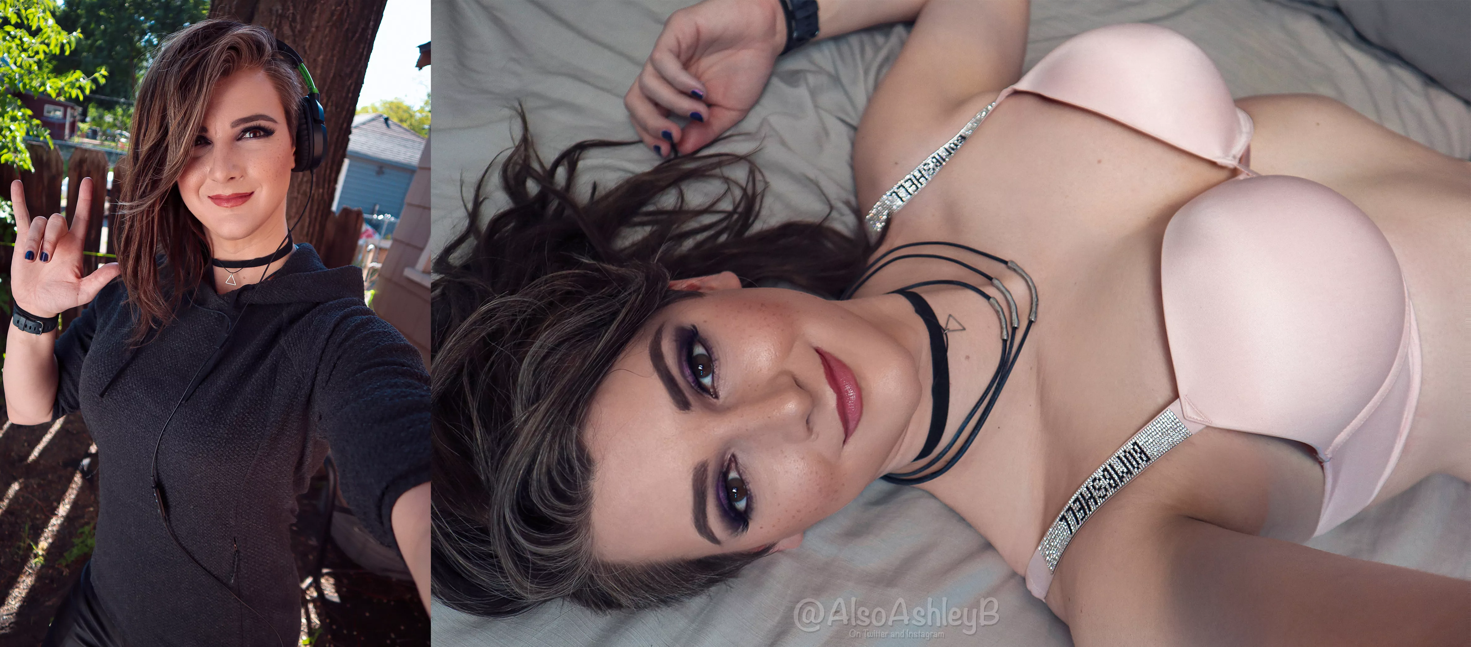 When he/they turns to she/her real quick just by removing a baggy sweatshirt 😝