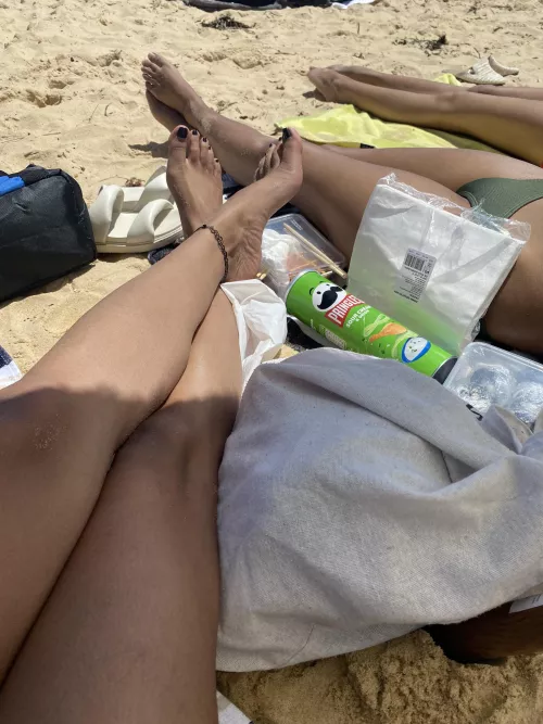 Would we catch you looking at our feet?