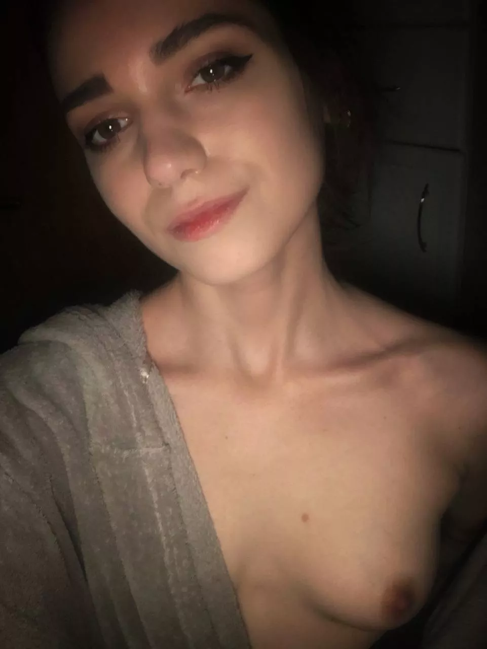 Would you rather spoil my pretty face than my small tits?