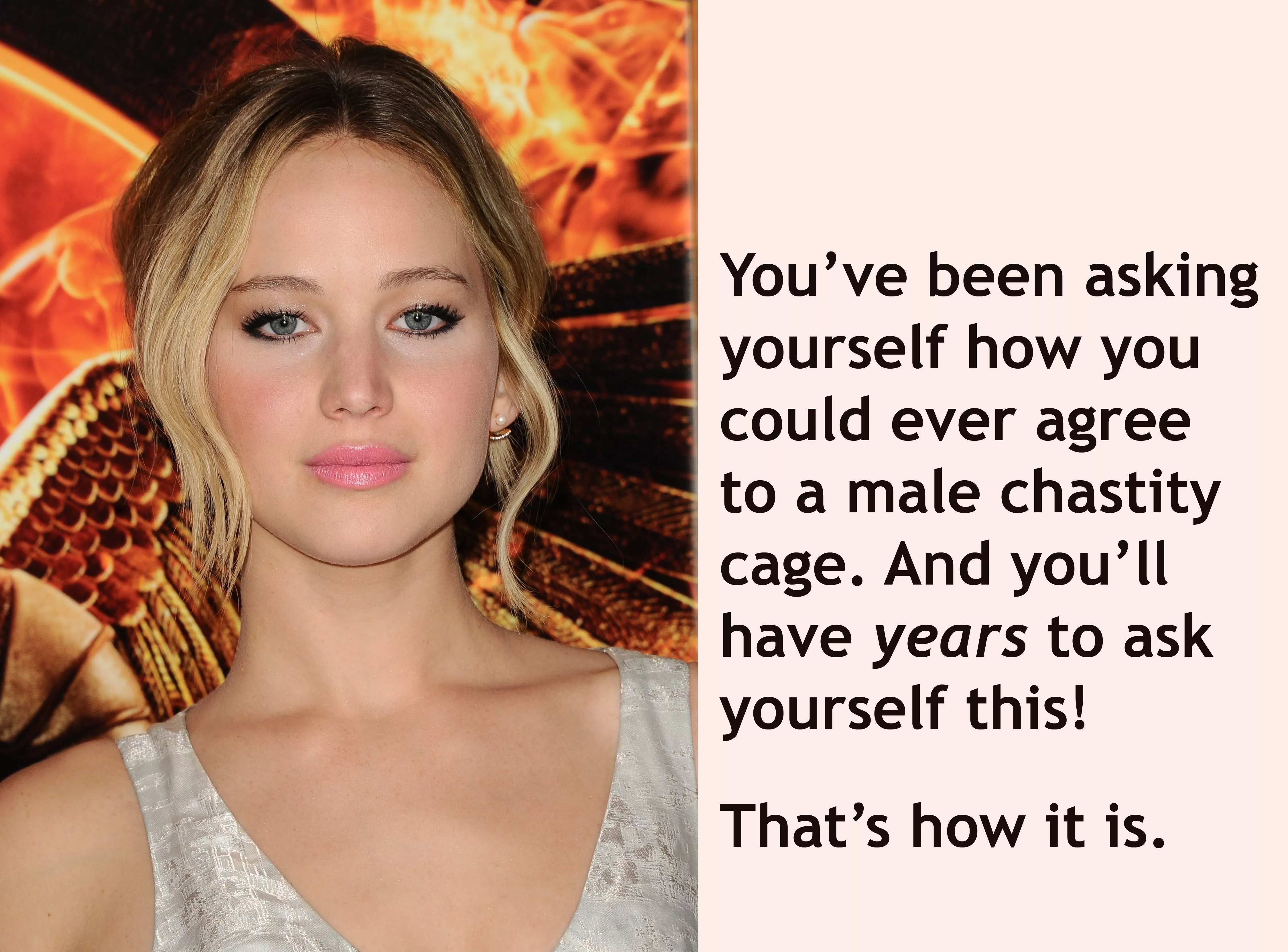 You could not resist hot her when she asked for it