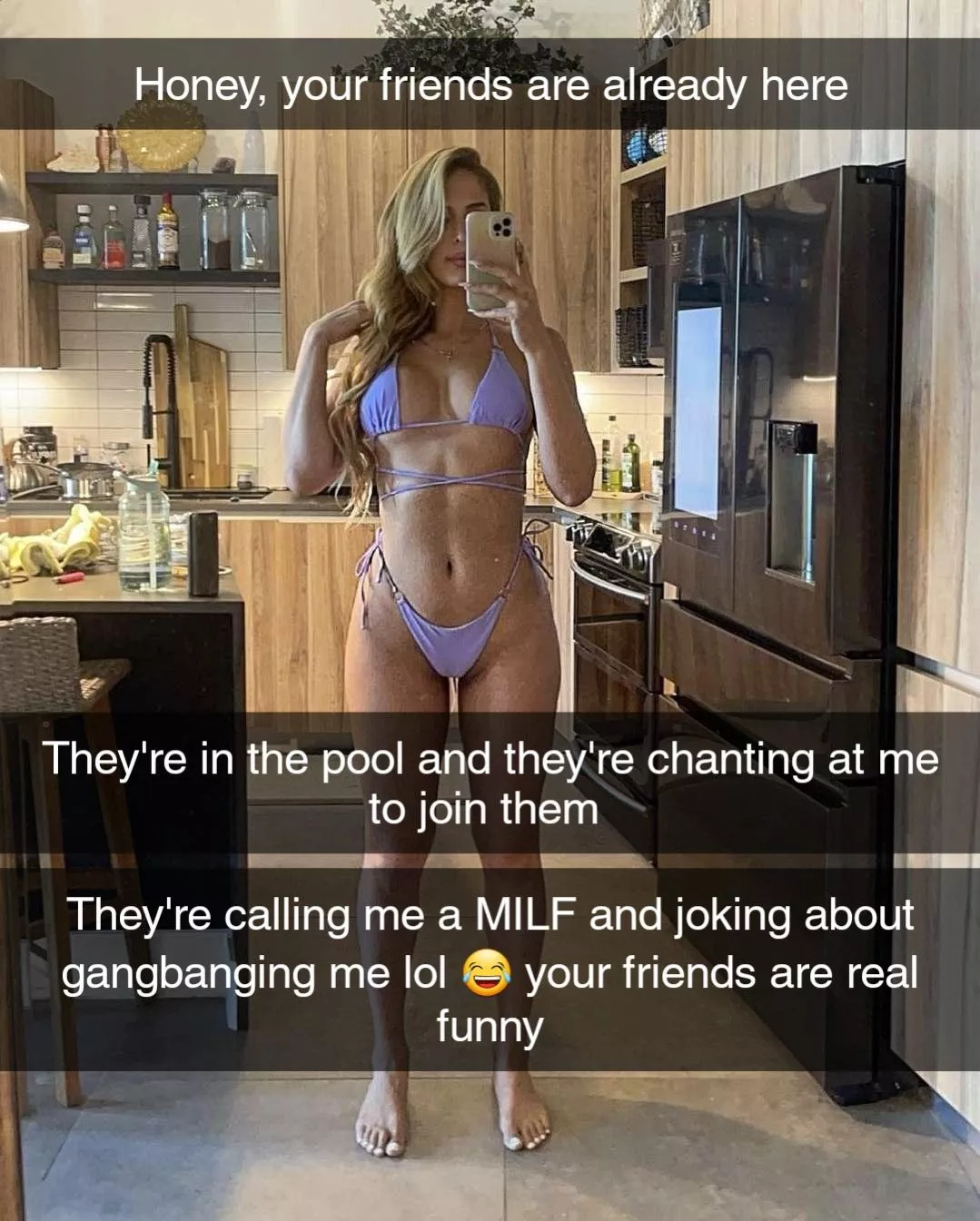 Your mom sends you this snap