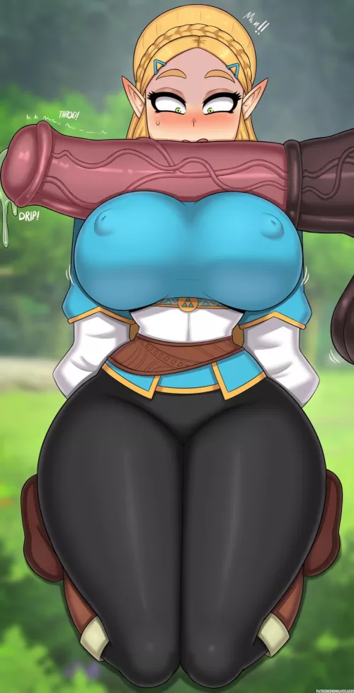 Zelda preparing to inevitably get ruined (Afrobull)