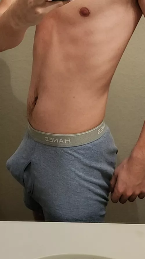 20. boxers need to come off to get fully hard