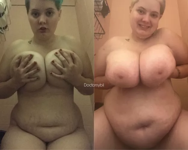 2018 vs 2022 and around 40kgs difference! Do you like my growing body?