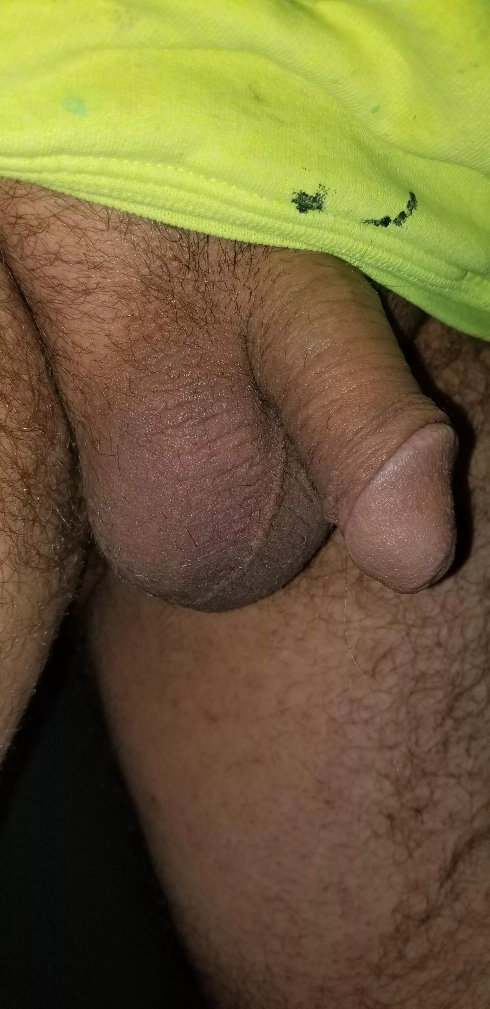 a bit cold outside, it's cute when it hugs me for warmth.