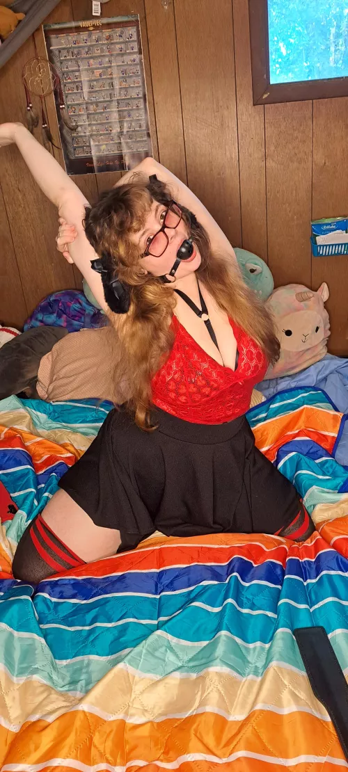 a wild crimson bunny had appeared