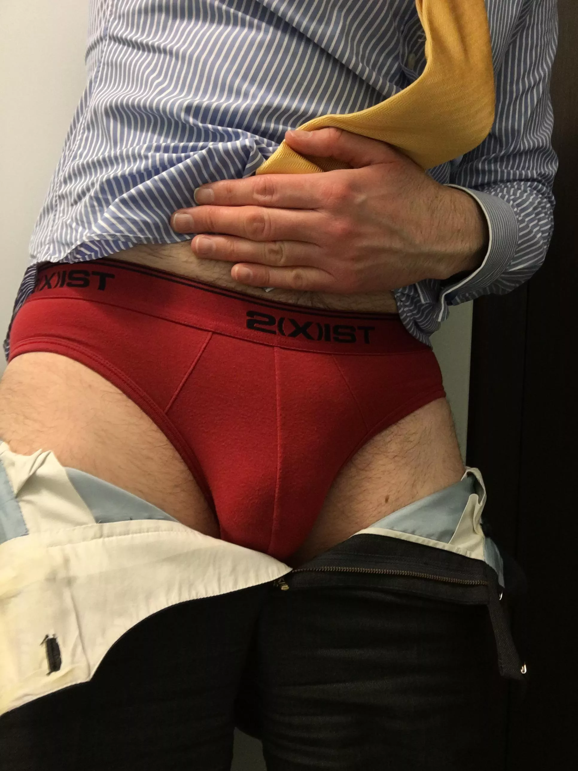 Another photo I took before I joined Reddit that I’d like to share with everyone here. Red is a great briefs colour.