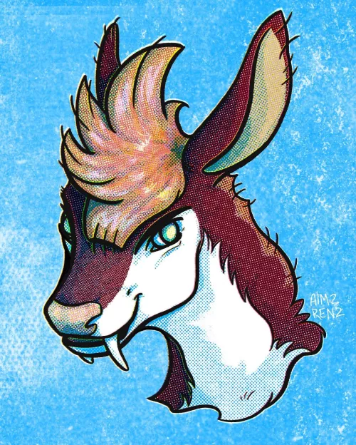 (Art by me) commission for Ali Bird (user on Wolvden)