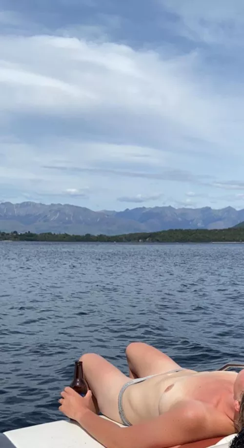 Can’t beat this view off our boat