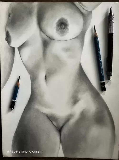 Closing out the year with my latest drawing featuring extra curves!