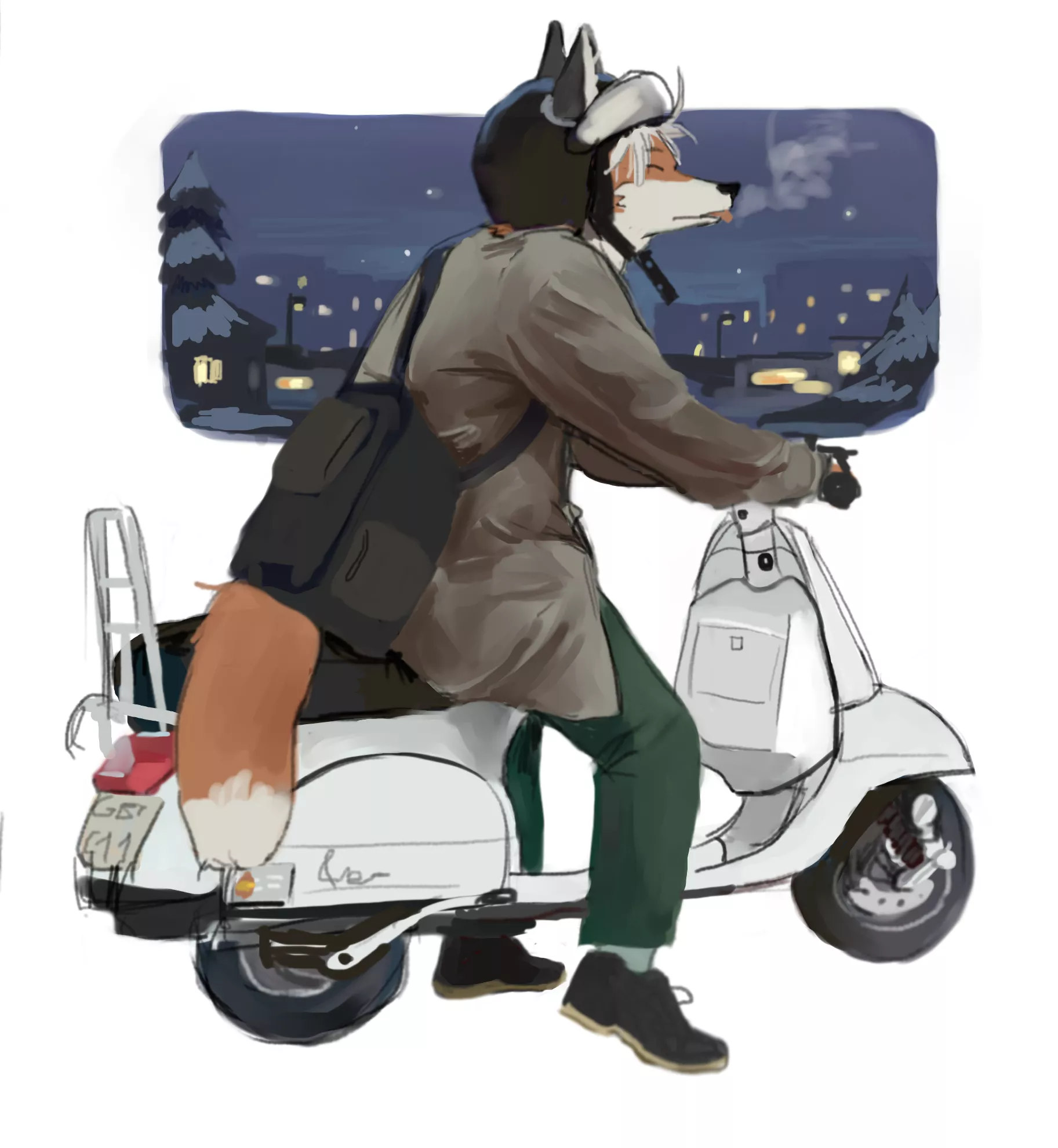 do you like the cold? (art by me)