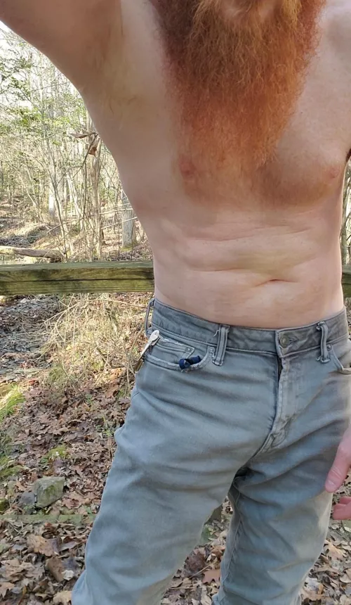 Get in there boy 🐽👅 No Deodorant for you 😈