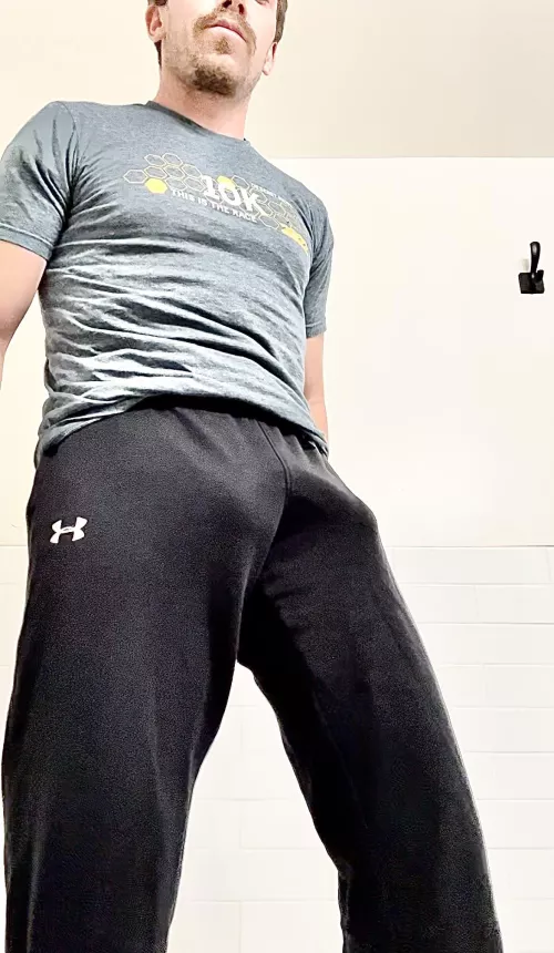 I don’t usually wear sweats