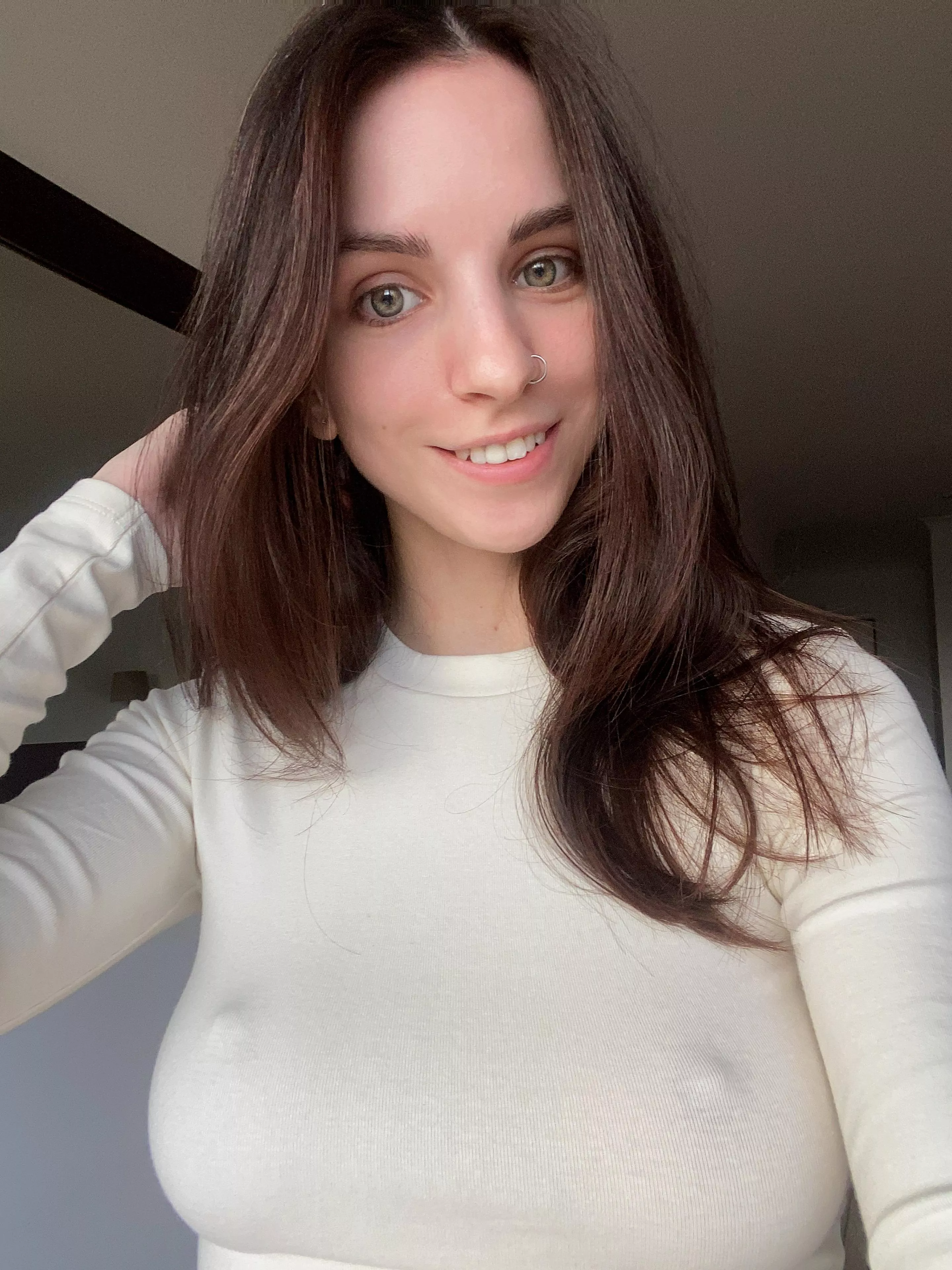 I went shopping, would you stop me to say hi?