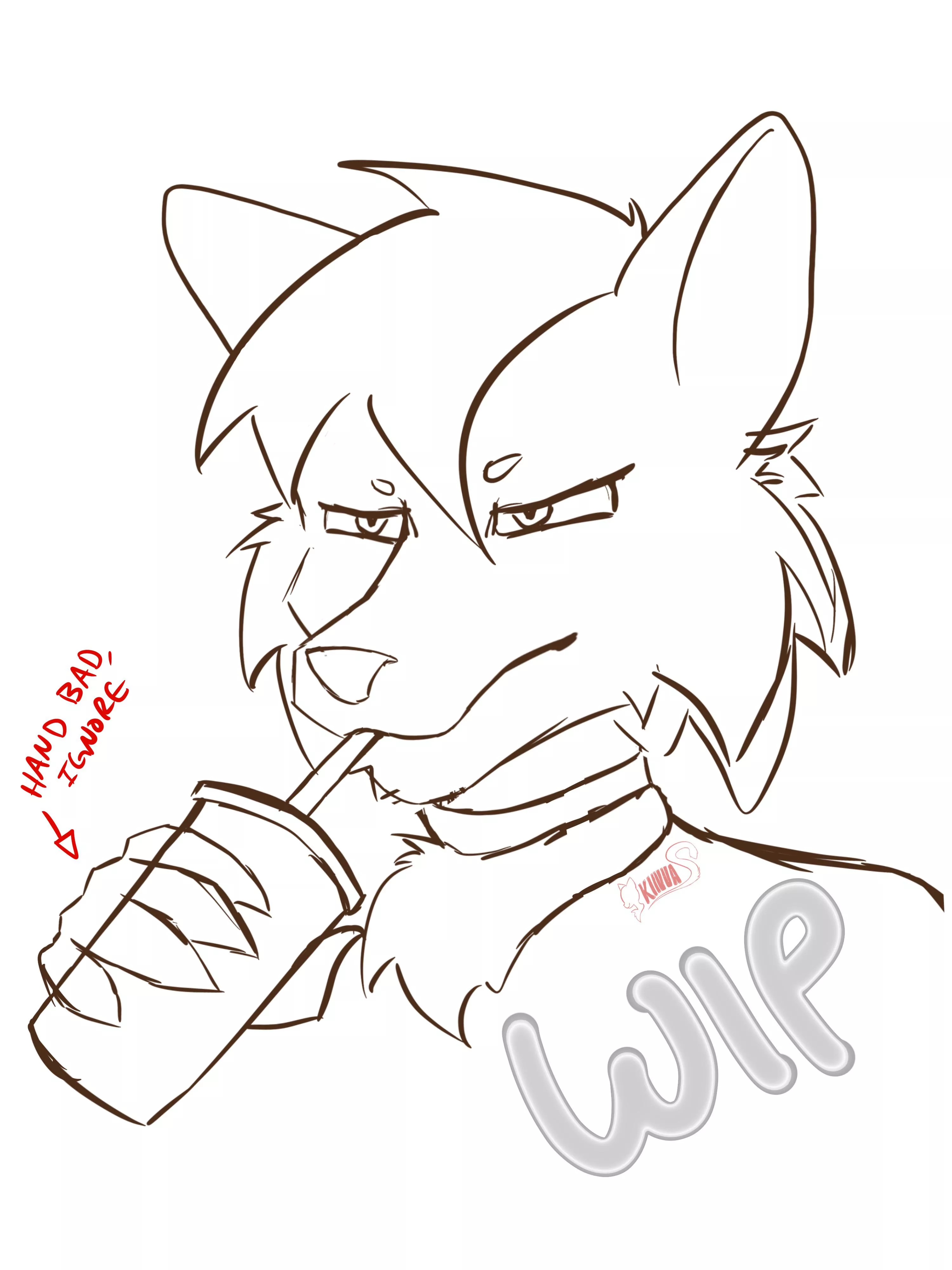 I’m drawing this dog character but his face looks weird, why??