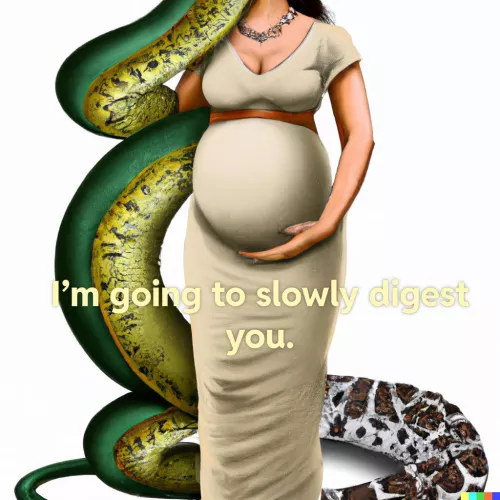 {image}{dialogue} Inside The Snake Goddess