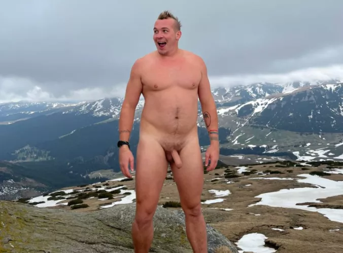 it's never too cold to get naked