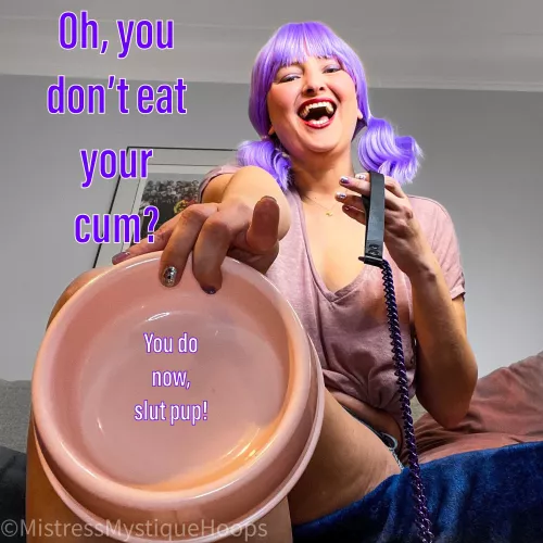 It's what goes in your bowl!