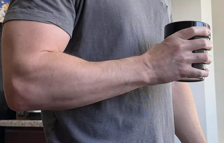 Just having some hot tea and staring out the window