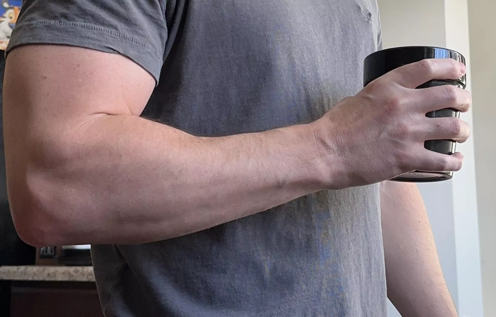 Just having some hot tea and staring out the window