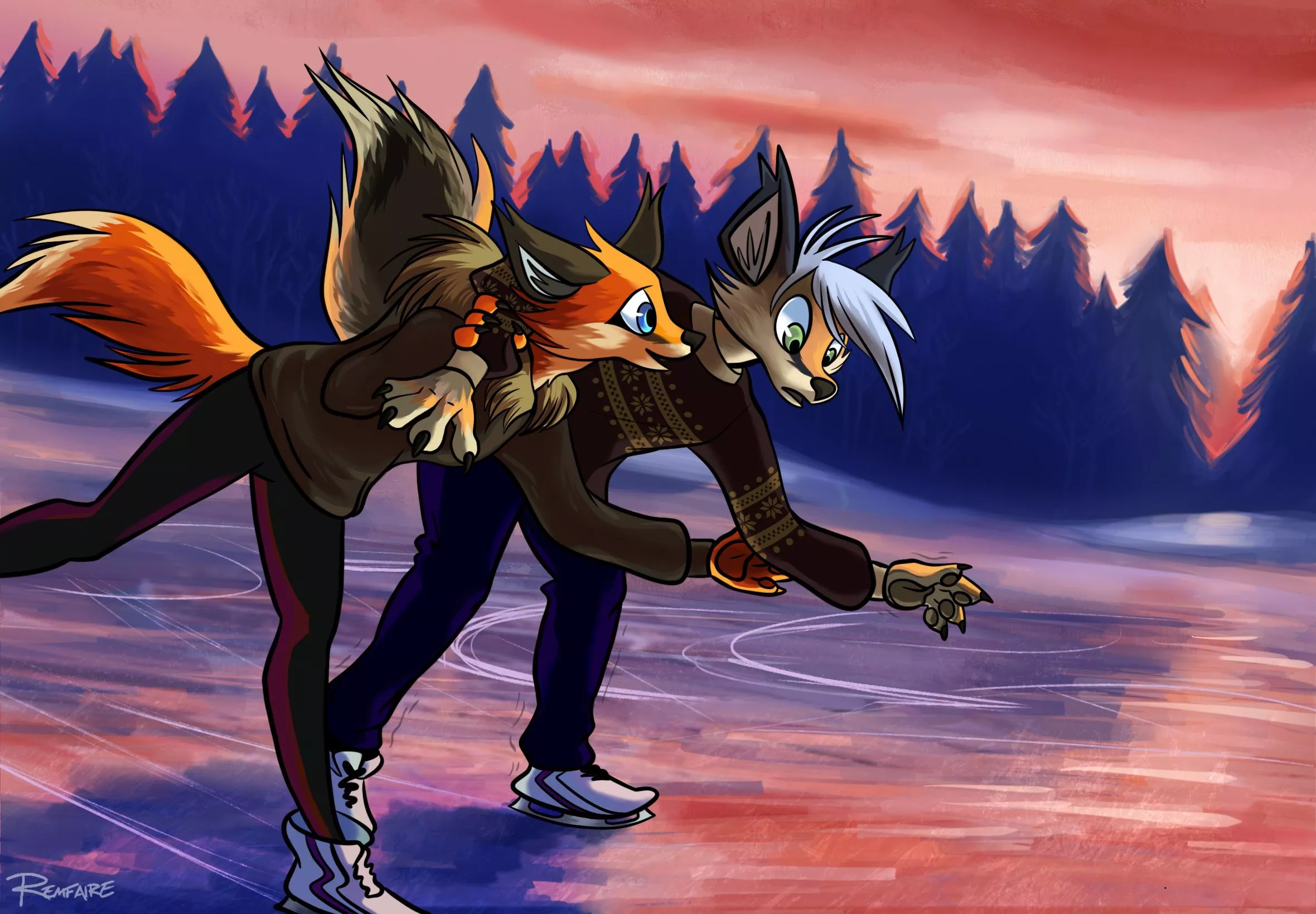 Learning to Skate ( by me @remfaire )