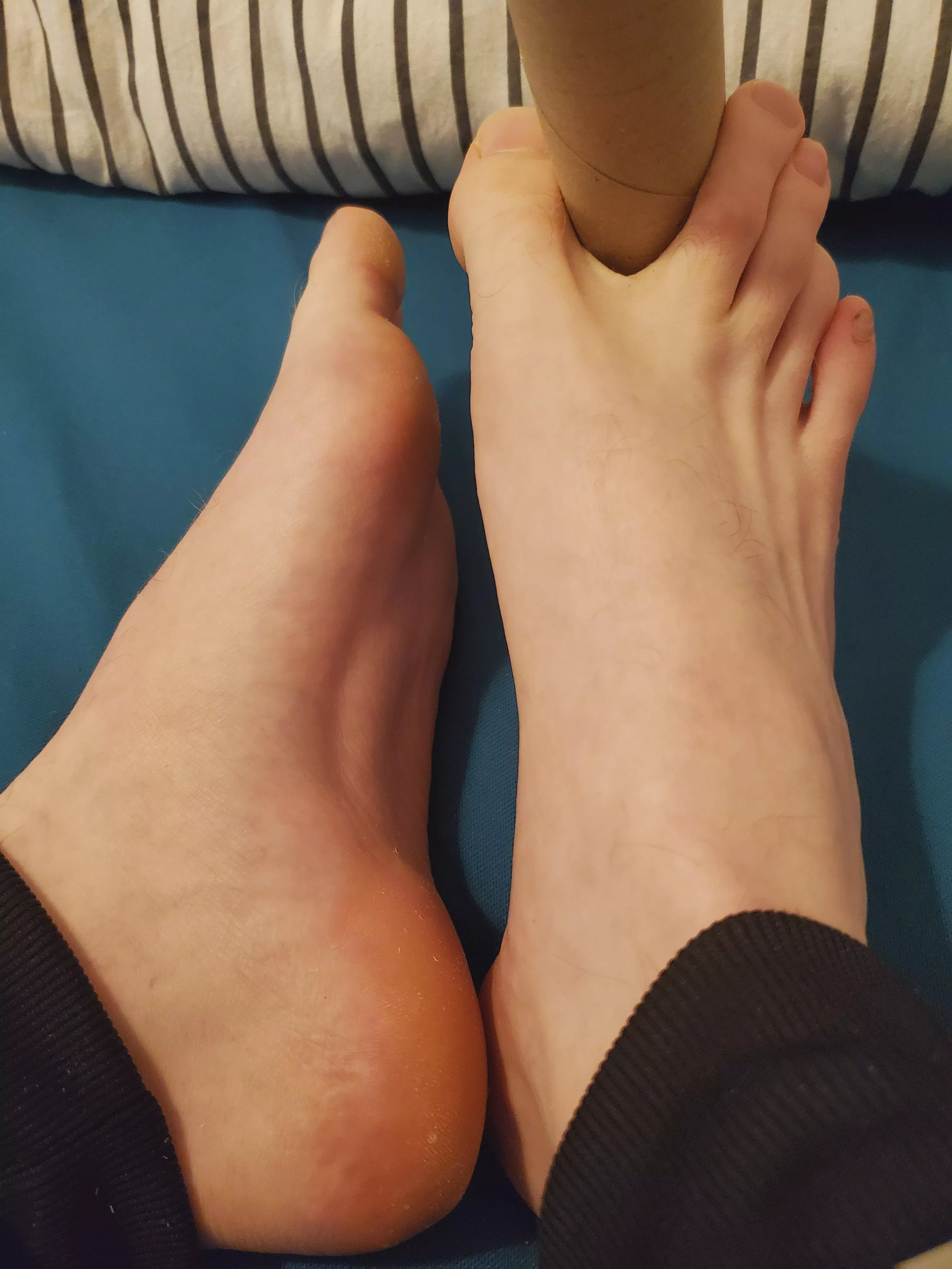 Looks like I could fit a lot of things between my toes! 😂