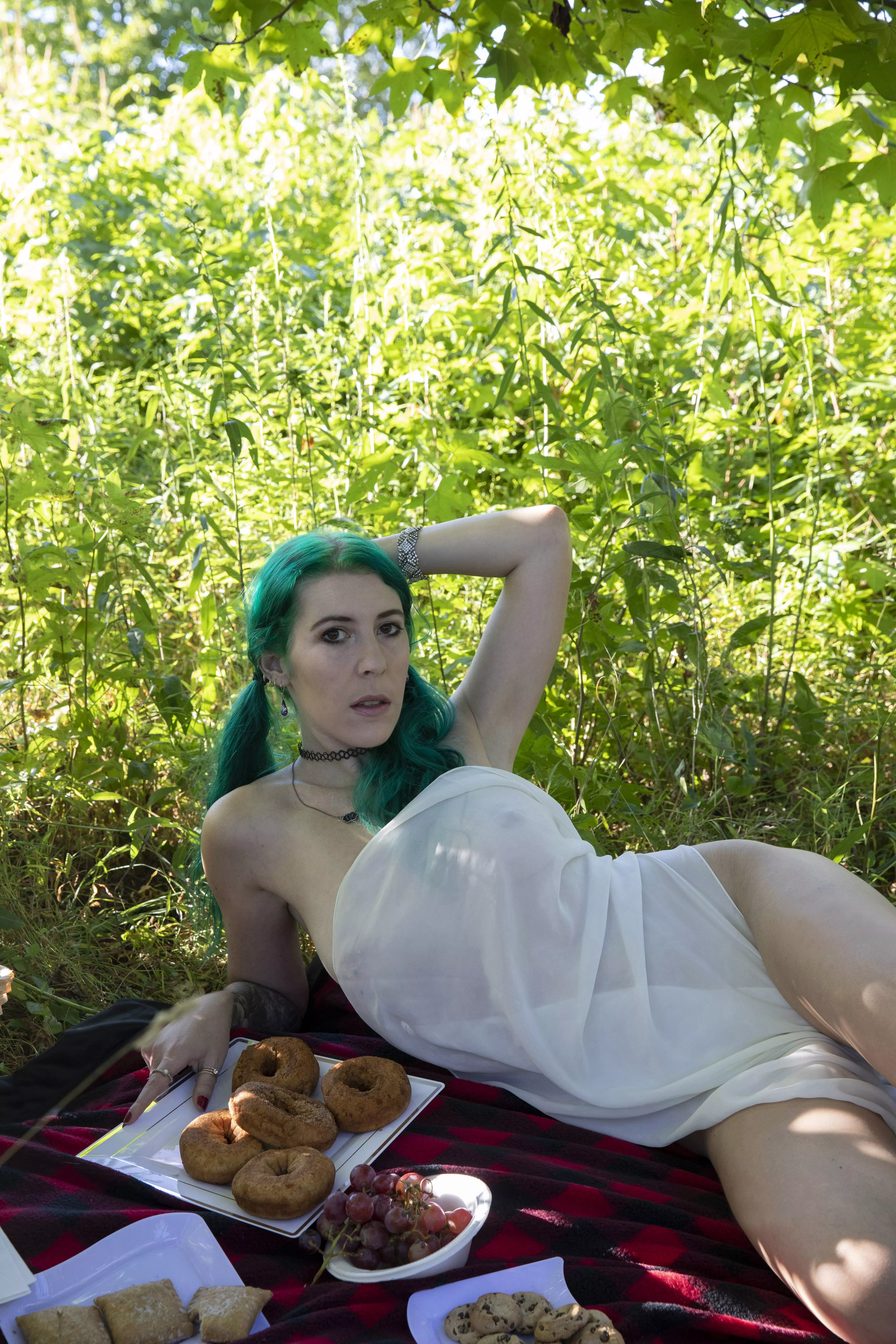 Naked on a picnic [f]