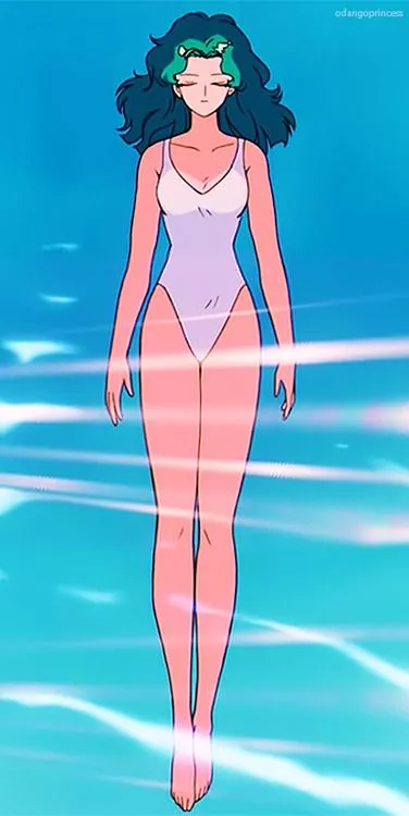 Neptune, Guardian of the sea, coming in with grace [Sailor Moon S]