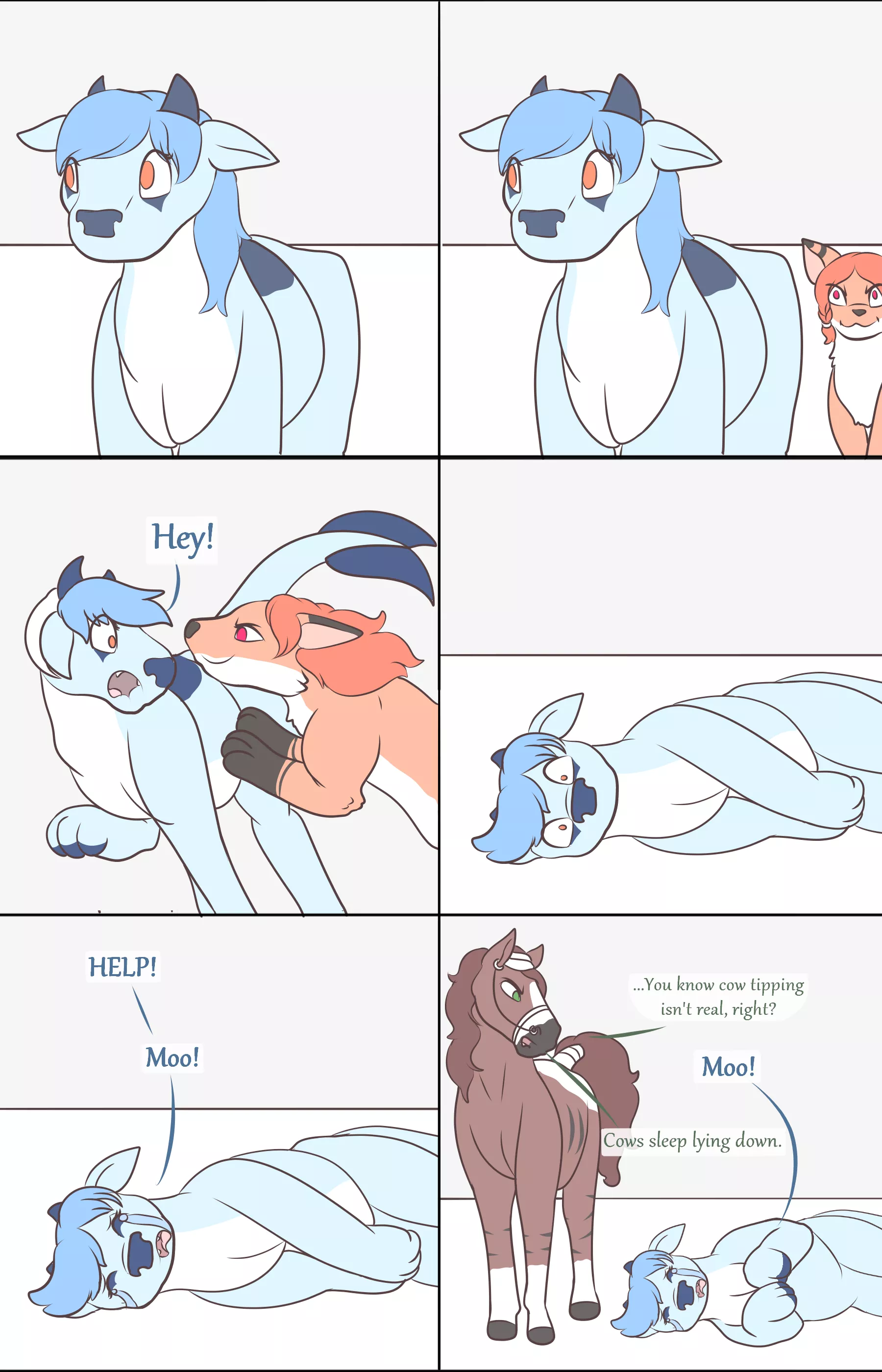 [OC] Cow-dragon Tipping