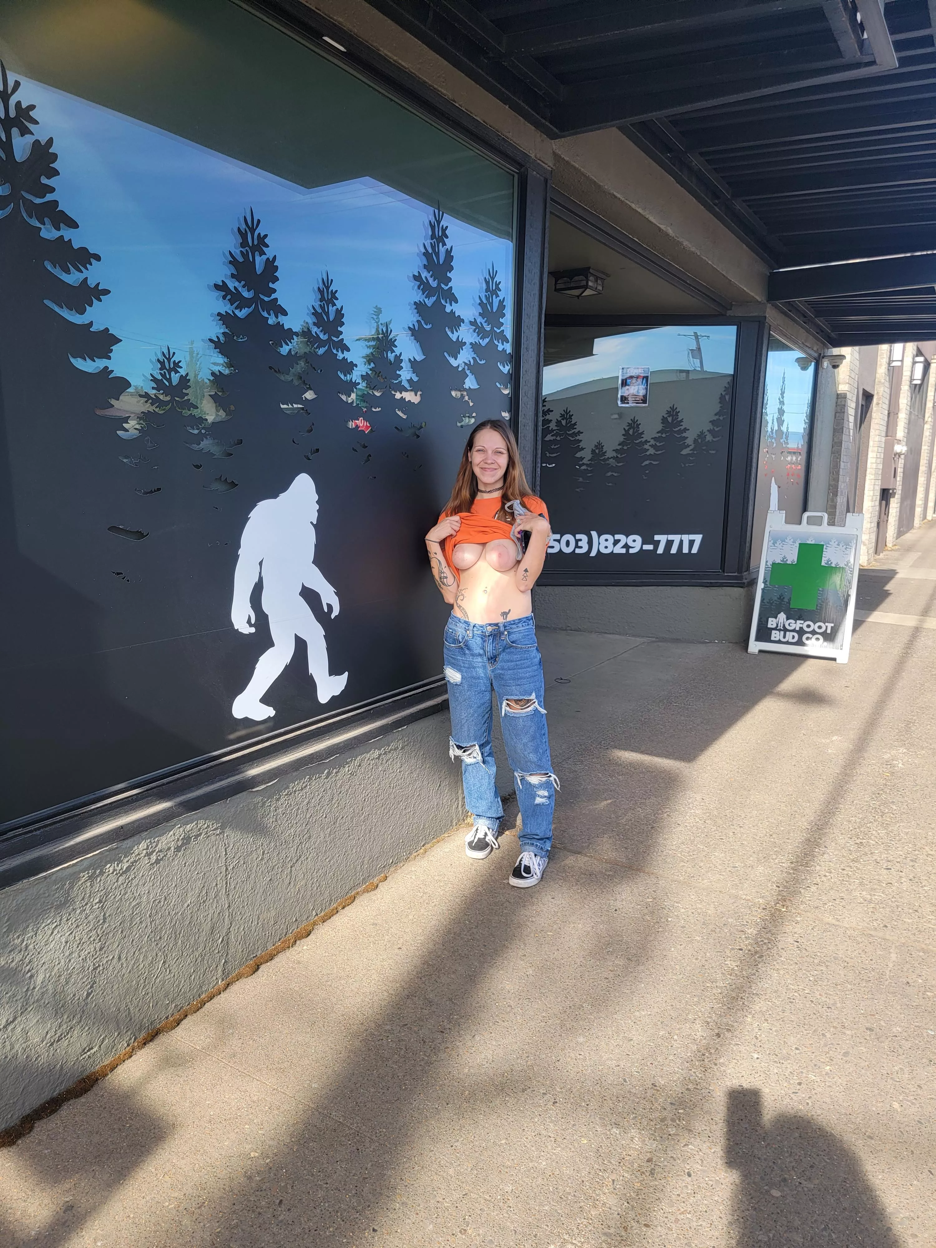 Sasquatch wanted some titty..