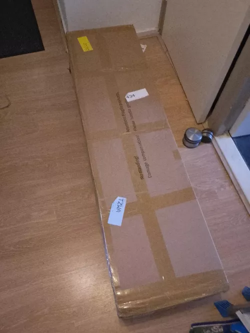 she got delivered today. the delivery driver was smaller then her 😬