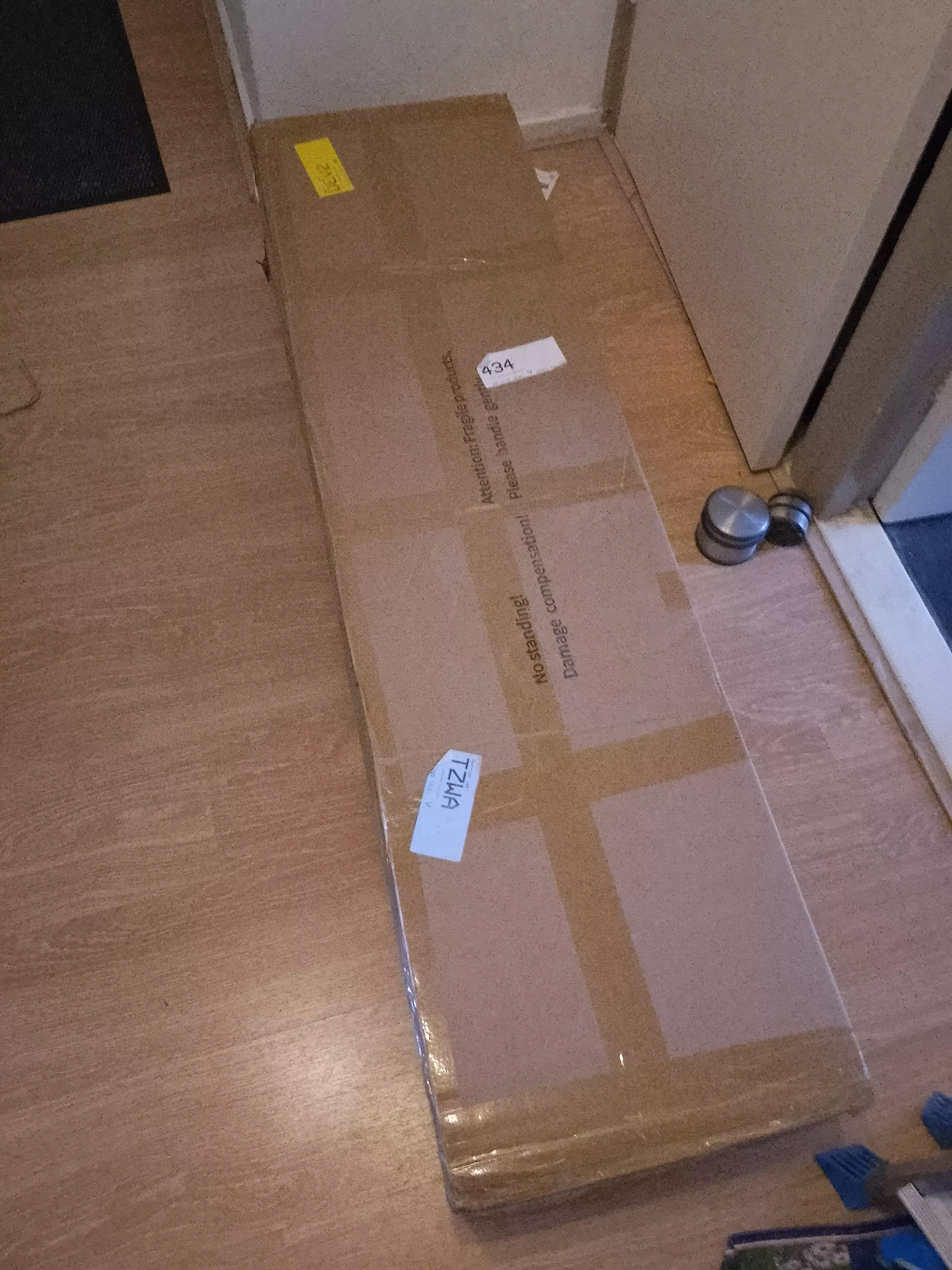 she got delivered today. the delivery driver was smaller then her 😬