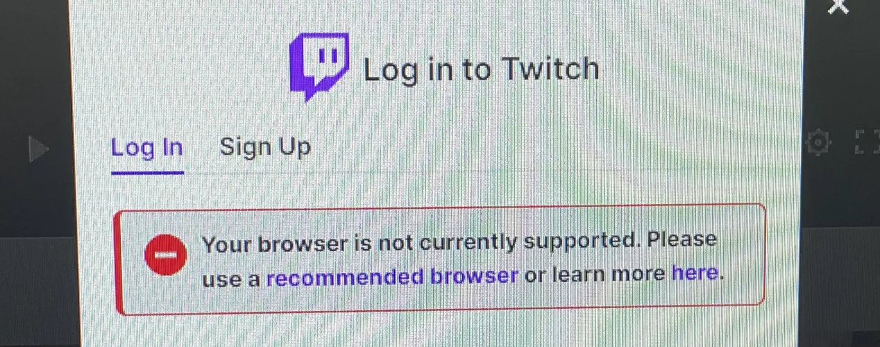 Sorry for bad image quality but does anyone know how to fix this? It won’t let me sign in. Also im using chrome.