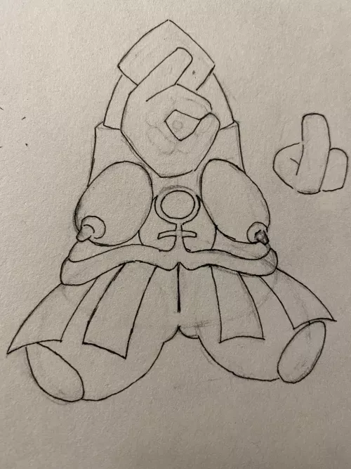 Strange one, iron hands on you