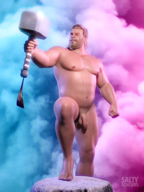 Thor and his Mighty Hammer (by me)