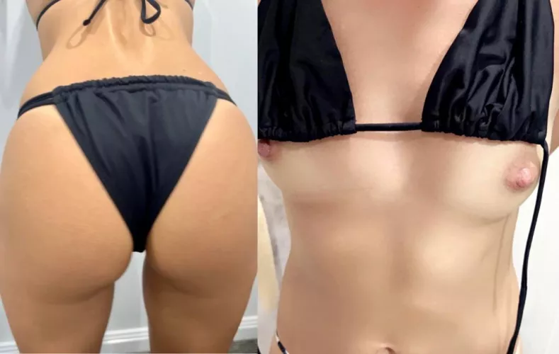 Trying my new bikinis today but something is off...