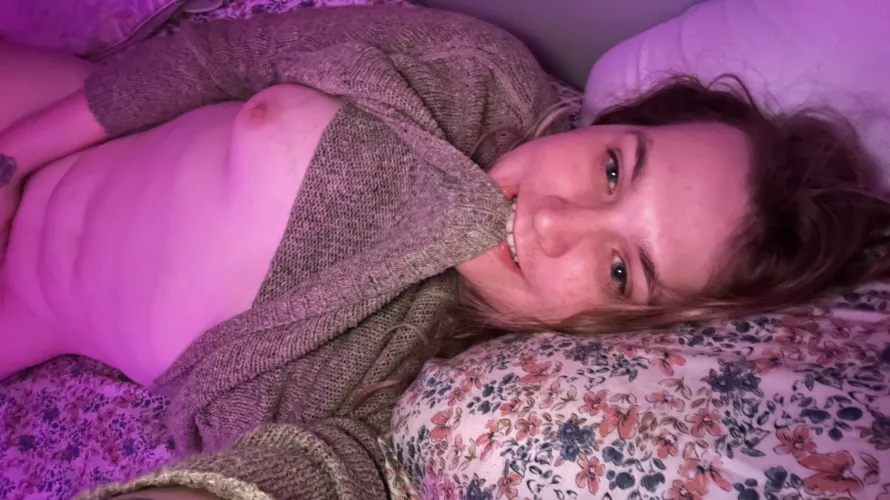 Trying to be cute and sexy.