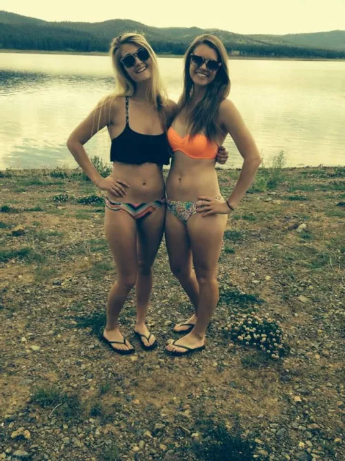 Two bikini babes