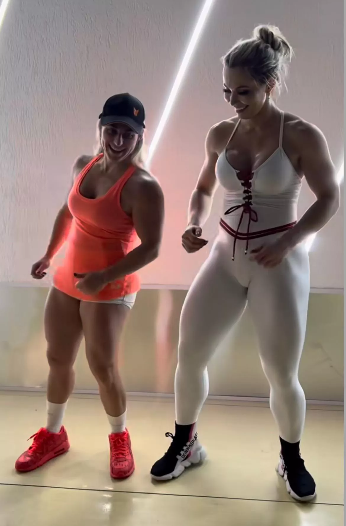 Vivi Winkler and her trainer