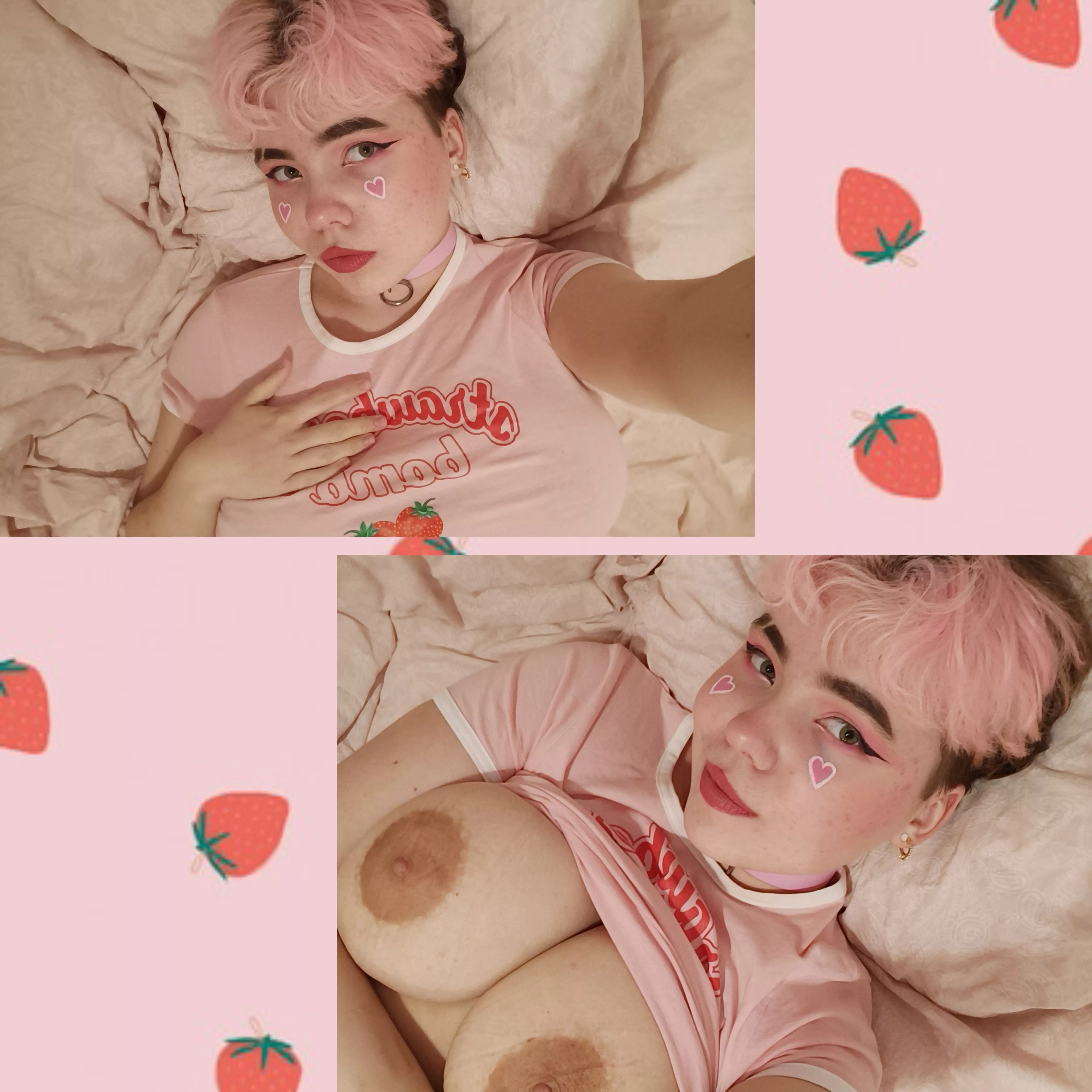 Want some strawberry milk? 😋