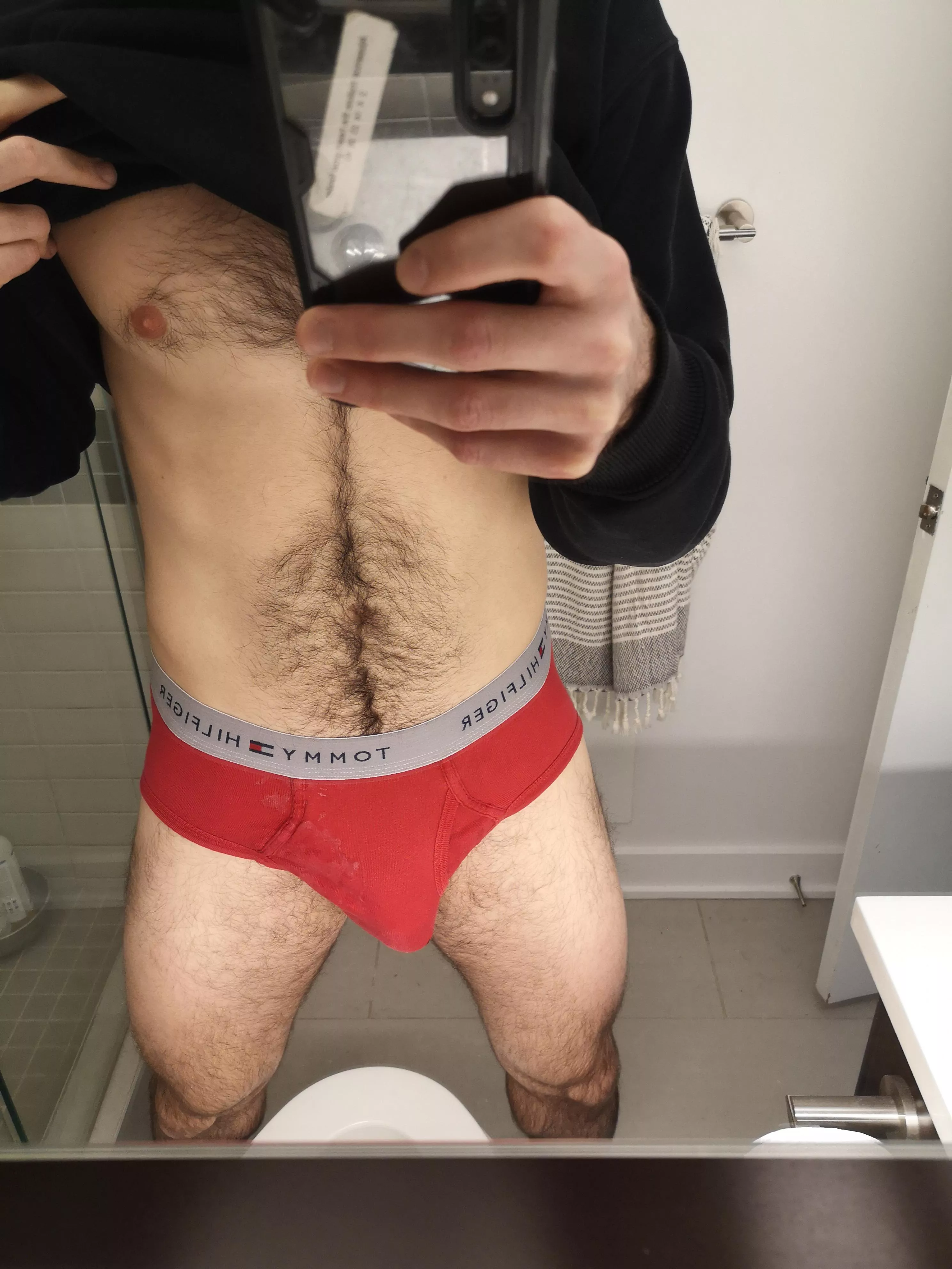 wearing my cum stained undies