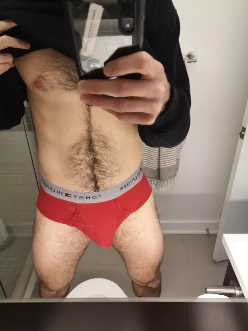 wearing some cum stained undies