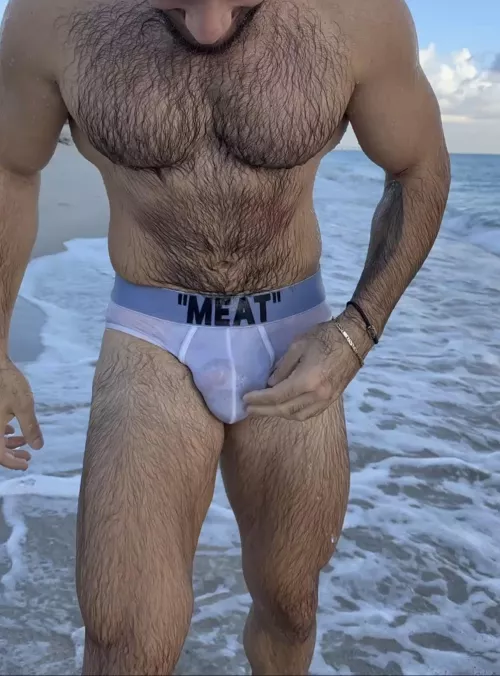 Wet and hairy meat