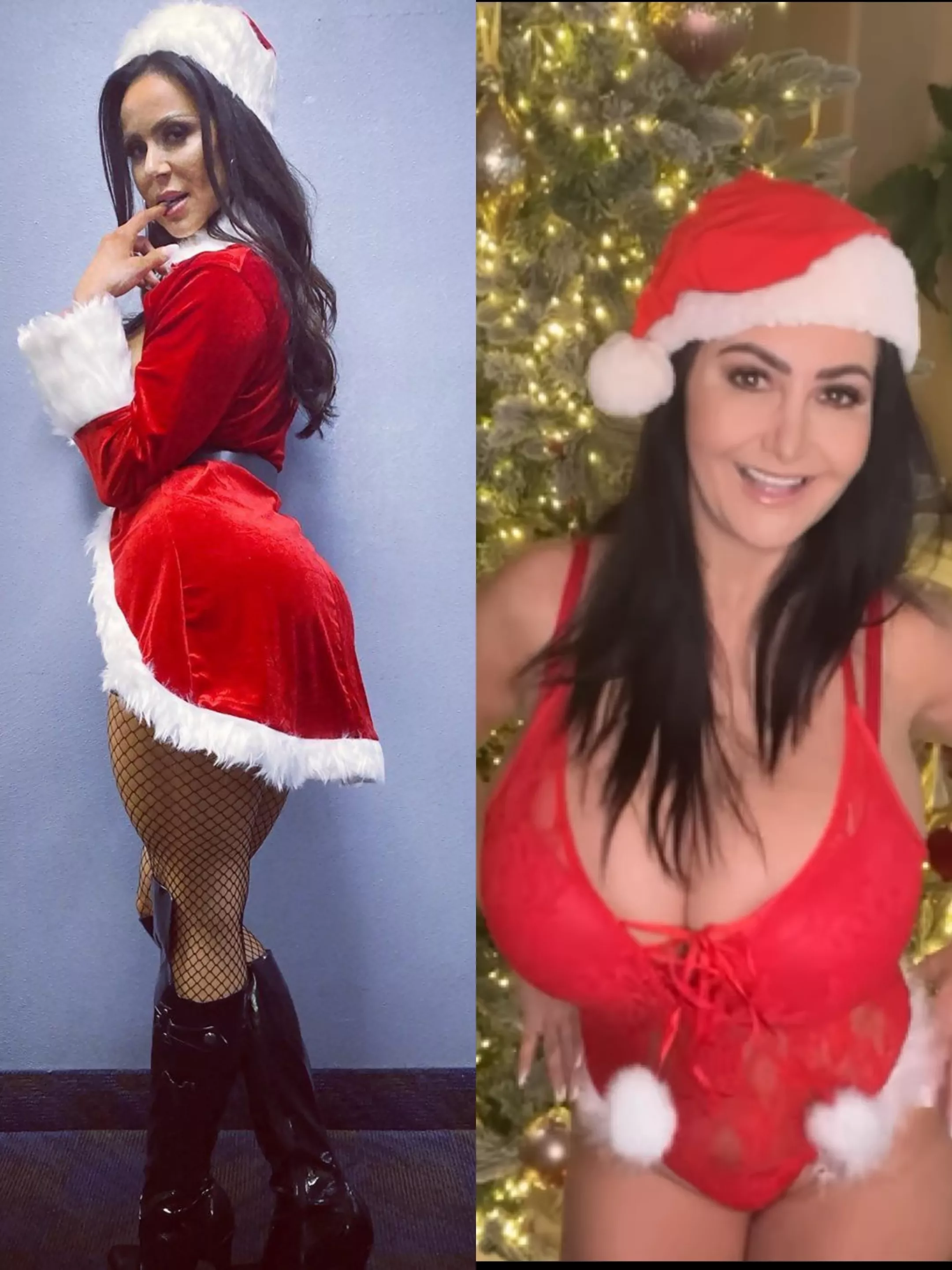 Which Santa Girl would you prefer [Kendra Lust] Vs [Ava Addams]