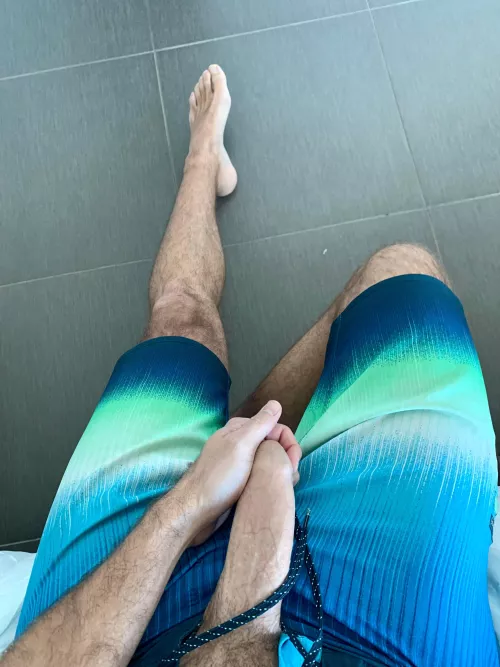 Who likes easy access swimming wear? 🍖