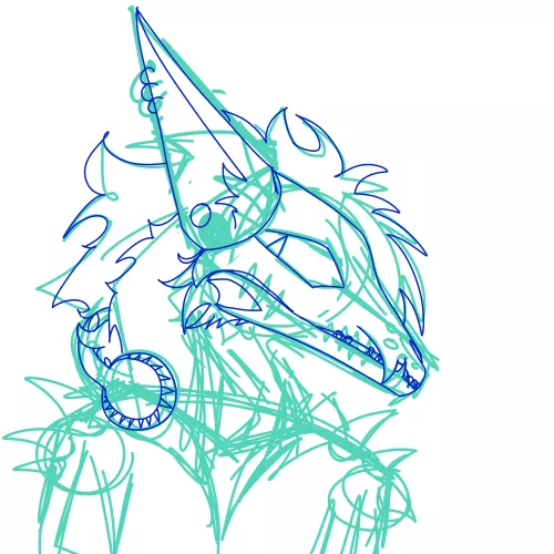 Working on a funky new punky/emo fursona- name ideas? constructive criticism always welcome!