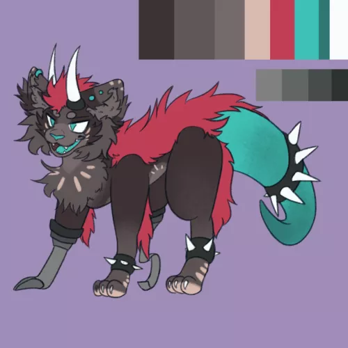 a custom design i made for someone (comms open💙)